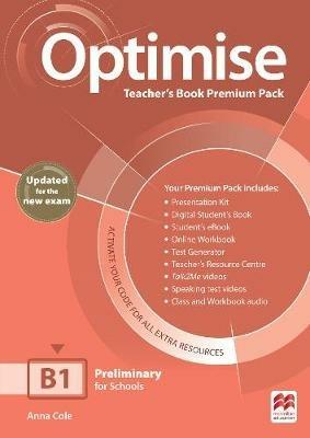 Optimise B1 Teacher's Book Premium Pack - Anna Cole - cover