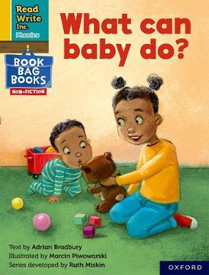 Read Write Inc. Phonics: What can baby do? (Yellow Set 5 NF Book Bag Book 7) - Adrian Bradbury - cover