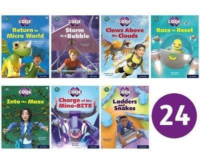 Project X CODE: White and Lime Book Bands, Oxford Levels 10 and 11: Sky Bubble and Maze Craze, Class Pack of 24 - Kate Scott,Abbie Rushton,Janice Pimm - cover