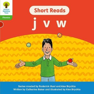 Oxford Reading Tree: Floppy's Phonics Decoding Practice: Oxford Level 2: Short Reads: j v w - Catherine Baker - cover