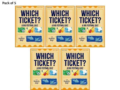 Read Write Inc. Fresh Start Readers: Book 3: Which Ticket? A Big Festival Quiz & Fantastic Rays - Pack of 5 - Abbie Rushton,Helen Dineen - cover