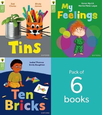 Oxford Reading Tree Green Sparks: Level 1 LEVEL 1 PACK of 6 - Baker,Thomas,Pink - cover