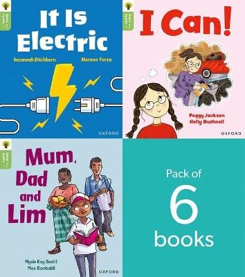 Oxford Reading Tree Green Sparks: level 1+ LEVEL 1+ PACK of 6 - Baker,Ditchburn,Caswell - cover