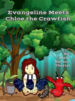 Evangeline meets Chloe the Crawfish