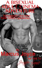 A Bisexual Adult Cinema Adventure: Bi Husband’s First Time Public MMM Experience