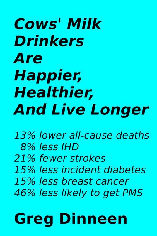 Cows' Milk Drinkers Are Happier, Healthier, And Live Longer