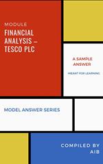Financial analysis – Tesco Plc