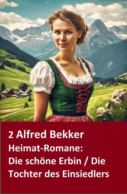 2 Alfred Bekker Heimat-Romane: Die schöne Erbin / Die Tochter des Einsiedlers