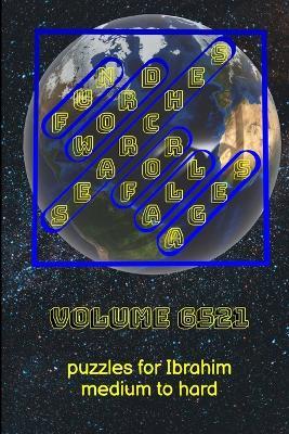 Fun Word Searches for All Ages Volume 6521: Puzzles for Ibrahim - Medium to Hard - Glenn Lewis - cover