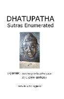 Dhatupatha Sutras Enumerated - Ashwini Kumar Aggarwal - cover