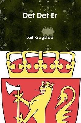 Det Det Er - Leif Krogstad - cover