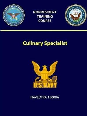 Culinary Specialist - NAVEDTRA 15008A - U S Navy - cover