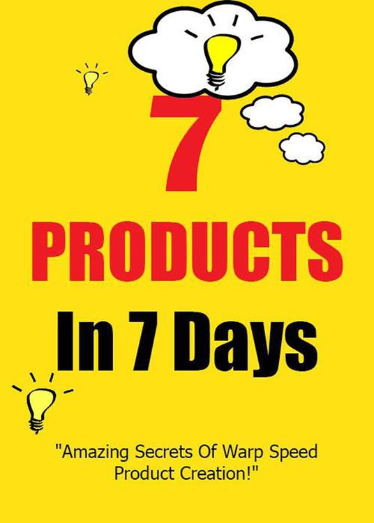 7 Products in 7 Days
