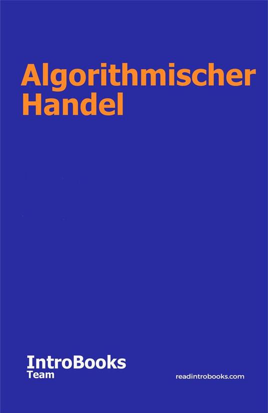 Algorithmischer Handel