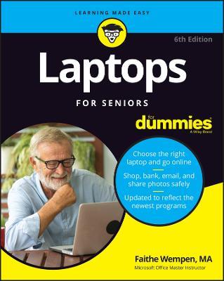 Laptops For Seniors For Dummies - Faithe Wempen - cover