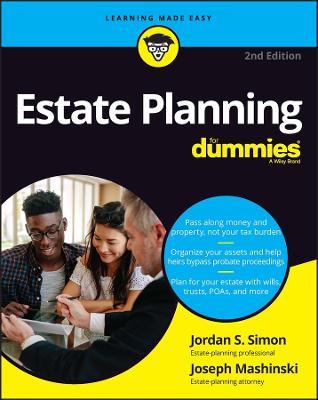 Estate Planning For Dummies - Jordan S. Simon,Joseph Mashinski - cover