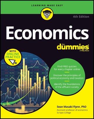 Economics For Dummies: Book + Chapter Quizzes Online - Sean Masaki Flynn - cover