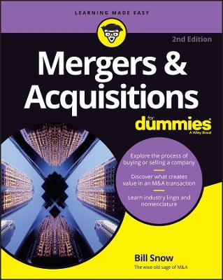 Mergers & Acquisitions For Dummies - Bill Snow - cover