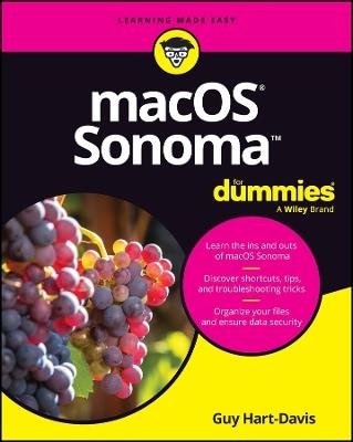 macOS Sonoma For Dummies - Guy Hart-Davis - cover