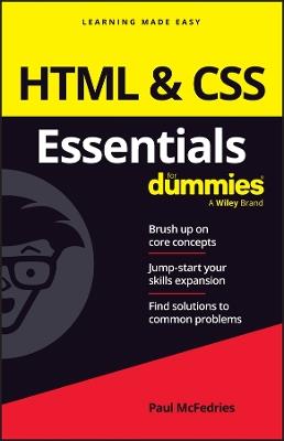 HTML & CSS Essentials For Dummies - Paul McFedries - cover