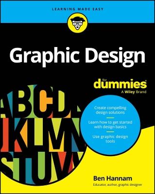 Graphic Design For Dummies - Ben Hannam - cover