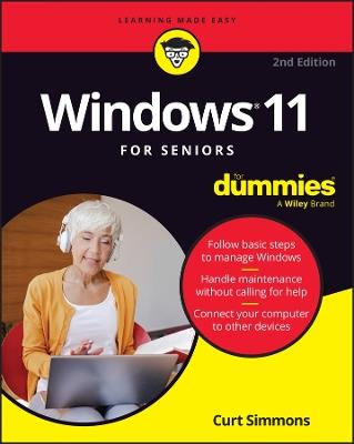 Windows 11 For Seniors For Dummies, 2nd Edition - Curt Simmons - cover