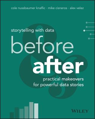 Storytelling with Data: Before and After - Practical Makeovers for Powerful Data Stories - Cole Nussbaumer Knaflic,Mike Cisneros,Alex Velez - cover