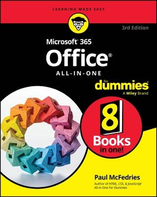 Microsoft 365 Office All-in-One For Dummies - Paul McFedries,Peter Weverka - cover