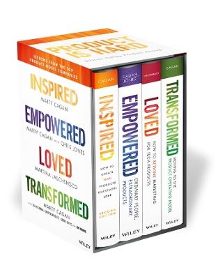 Product is Hard SVPG Box Set: Includes INSPIRED, EMPOWERED, LOVED, and TRANSFORMED - Marty Cagan,Christian Idiodi,Lea Hickman - cover