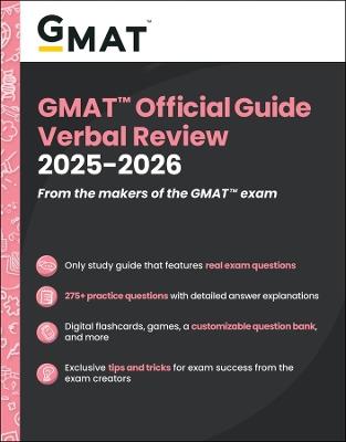 GMAT Official Guide Verbal Review 2025-2026: Book + Online Question Bank - GMAC (Graduate Management Admission Council) - cover