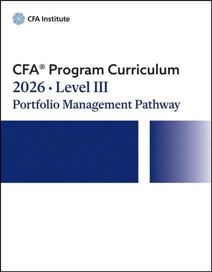2026 CFA Program Curriculum Level III Portfolio Management Pathway Box Set