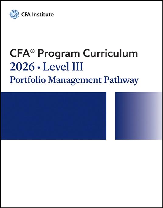 2026 CFA Program Curriculum Level III Portfolio Management Pathway Box Set