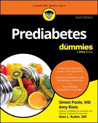 Prediabetes For Dummies - Simon Poole,Amy Riolo,Alan L. Rubin - cover