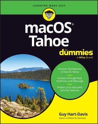macOS Tahoe For Dummies - Guy Hart-Davis - cover
