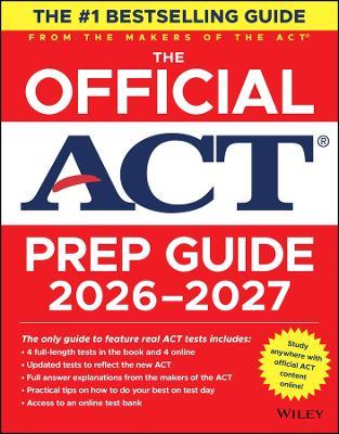 The Official ACT Prep Guide 2026-2027: Book + Online - ACT - cover