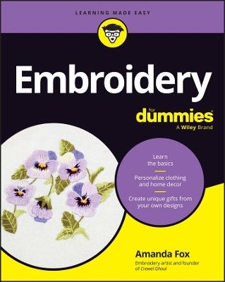 Embroidery For Dummies - Amanda Fox - cover