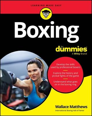 Boxing For Dummies - Wallace Matthews - cover