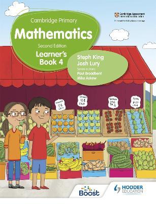 Cambridge Primary Mathematics Learner's Book 4 Second Edition - Josh Lury,Steph King - cover