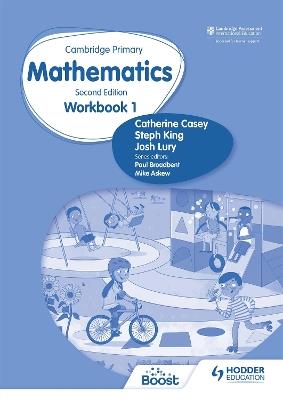 Cambridge Primary Mathematics Workbook 1 Second Edition - Josh Lury,Steph King,Catherine Casey - cover