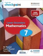 Cambridge Checkpoint Lower Secondary Mathematics Student's Book 7: Third Edition