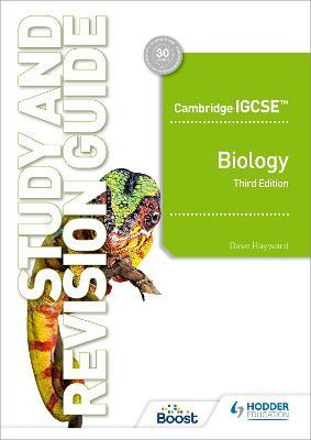 Cambridge IGCSE (TM) Biology Study and Revision Guide Third Edition - Dave Hayward - cover