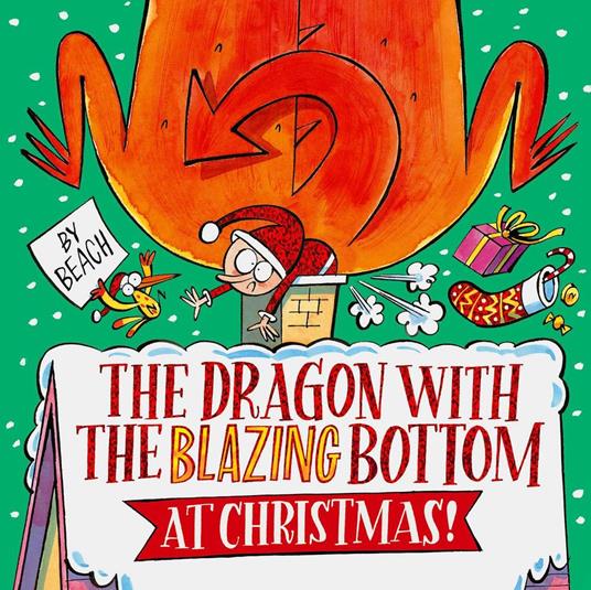 The Dragon with the Blazing Bottom at Christmas - Beach - ebook