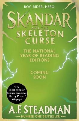 Skandar and the Skeleton Curse: GO ALL IN for the National Year of Reading with the penultimate book in the biggest fantasy adventure series since Harry Potter - A.F. Steadman - cover