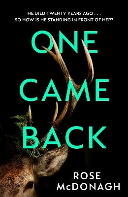 One Came Back: The BBC Book at Bedtime pick you won't be able to put down! - Rose McDonagh - cover