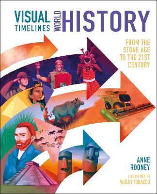 Visual Timelines: World History: From the Stone Age to the 21st Century - Anne Rooney - cover