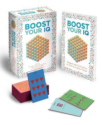 Boost Your IQ: Includes 64-Page Puzzle Book, 48 Cards and a Press-Out Tangram Puzzle to Test Your Brain Power - Eric Saunders - cover