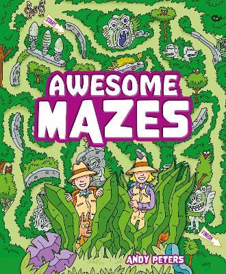 Awesome Mazes: Over 200 Incredible Puzzles to Navigate! - Andy Peters - cover