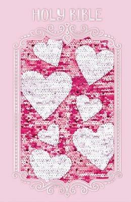 ICB, Sequin Sparkle and Change Bible, Hardcover, Pink: International Children's Bible - Thomas Nelson - cover