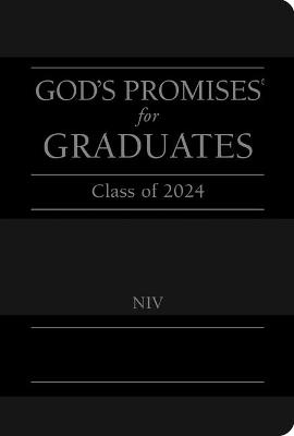 God's Promises for Graduates: Class of 2024 - Black NIV: New International Version - Jack Countryman - cover