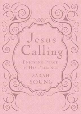 Jesus Calling, Pink Leathersoft, with Scripture References: Enjoying Peace in His Presence (A 365-Day Devotional) - Sarah Young - cover